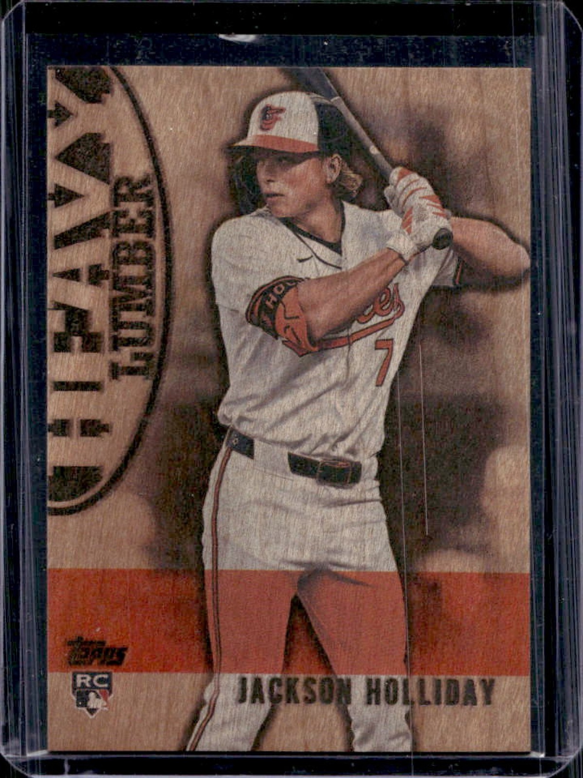 2024 Topps Update Jackson Holliday Heavy Lumber RC Rookie #HL-51 Orioles