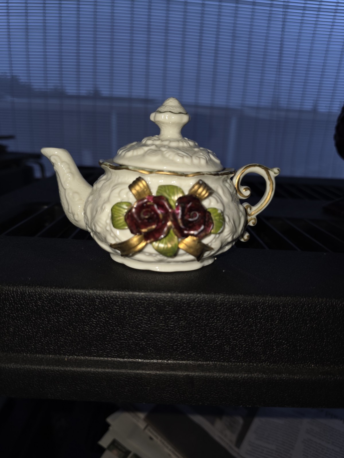 Miniature Porcelain Teapot by Cornerstone Creations