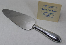Bridalane Stainless Steel Wedding Cake Knife/Server Simple Handle Japan