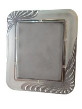 Vtg Micasa Glass Picture Frame 12X14 Frosted Heavy