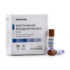 McKesson Sterilization Biological Indicator Vial Steam Compatibility 73-SCS025