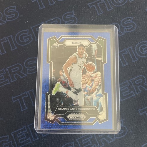 2023-24 Panini Prizm Giannis Antetokounmpo Fast Break Blue Disco 125 /150 SSP