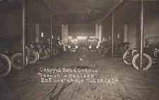 Chapple Bros Franklin Dealer Tulsa Ok Brass Era Autos 1915 - Rppc Photo Postcard Chapple Bros Franklin Dealer Tulsa Ok Brass Era Autos 1915 - Rppc Photo Postcard