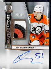 2024-25 Upper Deck The Cup #SP-OZ Olen Zellweger Signature Patches #/99