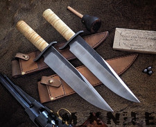 hand forged bowie knife