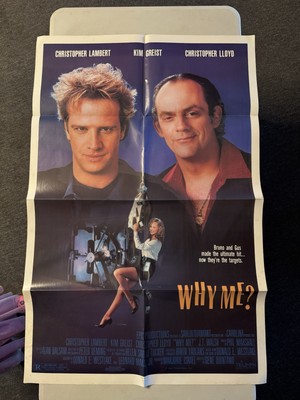 Why Me? Authentic Movie Poster 1984 Folded Christopher Lloyd 27x40