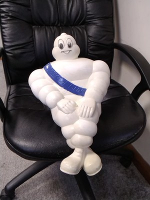 Vintage Michelin Mann Bibendum (sitzend) Kunststoff Figur Statue 2003