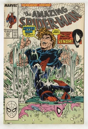 Amazing Spider-Man #315 VF/NM 9.0  Venom app.  Todd McFarlane art  Marvel  1989