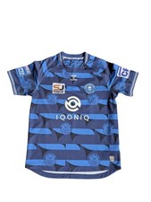 Wigan Warriors 2021 City Edition Rugby Shirt Medium Hummel Blue Free Post 