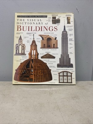 The Visual Dictionary of Buildings (1993 Hardcover) - AS NEW!! 2E1G