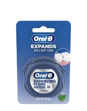 Oral-B Expandable Dental Floss for Deep Clean Mint Flavor Gentle 54.6 Yards