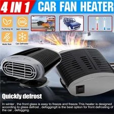 1000W Car Heater Portable Electric Heating Fan 12V Defogger Defroster Demister