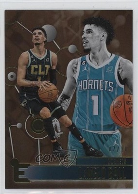 2022-23 Panini Chronicles Essentials Gold 7/10 LaMelo Ball #225 1e6a