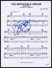 Brian Stokes Mitchell "Man of La Mancha" SIGNED The Impossible Dream Sheet Music