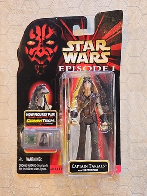  Star Wars Episode I Captain Tarpals With  Electropole CommTech Chip  Figure