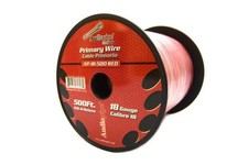 18 Gauge Car Audio Primary Wire 500ft  Red   Remote, Power/Ground Electrical