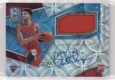 2018-19 Spectra Rookie Jersey Neon Blue Prizm 80/99 Chandler Hutchison Auto 1u6