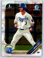 2019 Bowman Draft Chrome John Rave BDC-144 Kansas City Royals