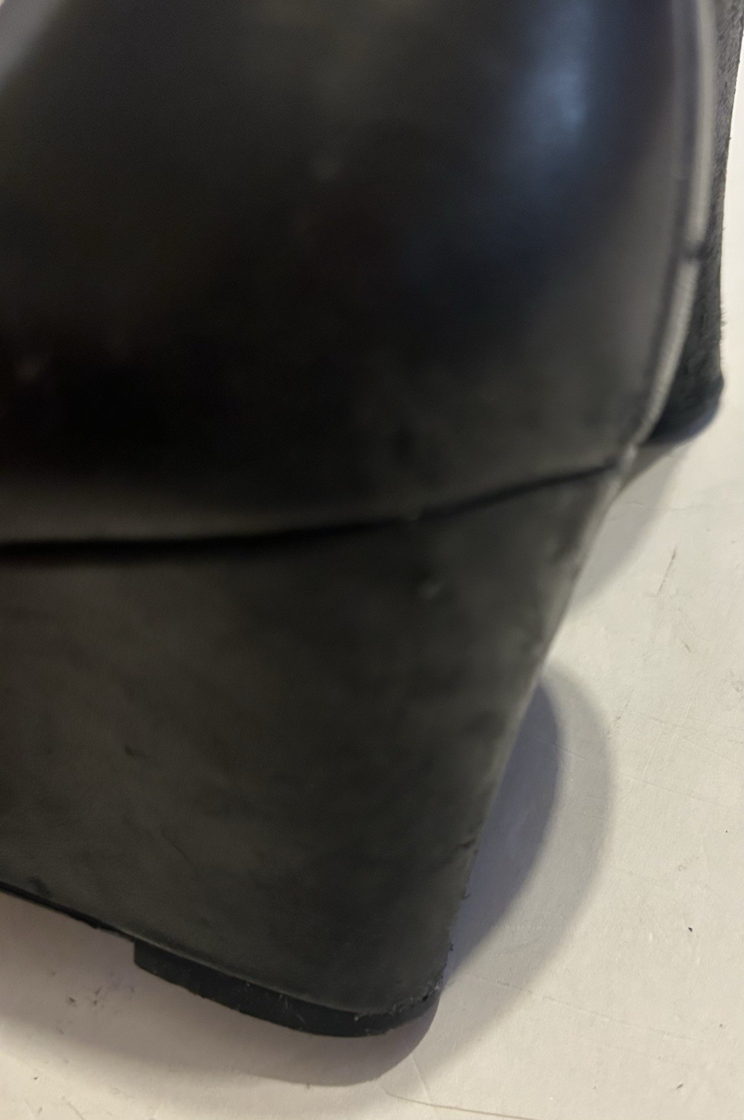 Tory Burch Chelsea Wedge Pumps Black Leather Womens Shoes 8.5 thumbnail 5