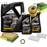 Inspektionspaket 7L Mannol Longlife 5W-30 FüR BMW F25 Xdrive20I Xdrive28I