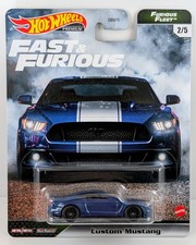 Custom Mustang / Dark Blue / Hot Wheels / Fast & Furious Premium / 2021