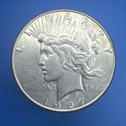 1927-S Peace Dollar Beautiful Authentic 💥 Better Date 💥 (P837)