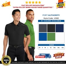 Port Authority K580 Men's 100 Polyester Pinpoint Mesh Performance Polo