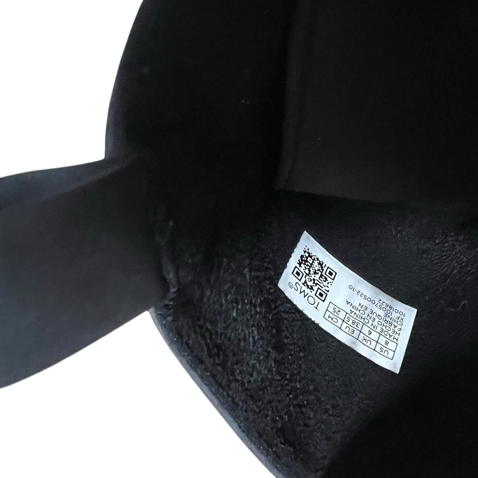 Tom’s Alaya Mujer Cuero Genuino Cómodo Combate Botines Negro 8 Foto 4 de 4