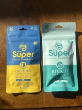 The Super Patch Company:The Defend Patch & The Kick-it Patch Pack Of 28 Patches