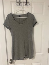 shein grey romper for women