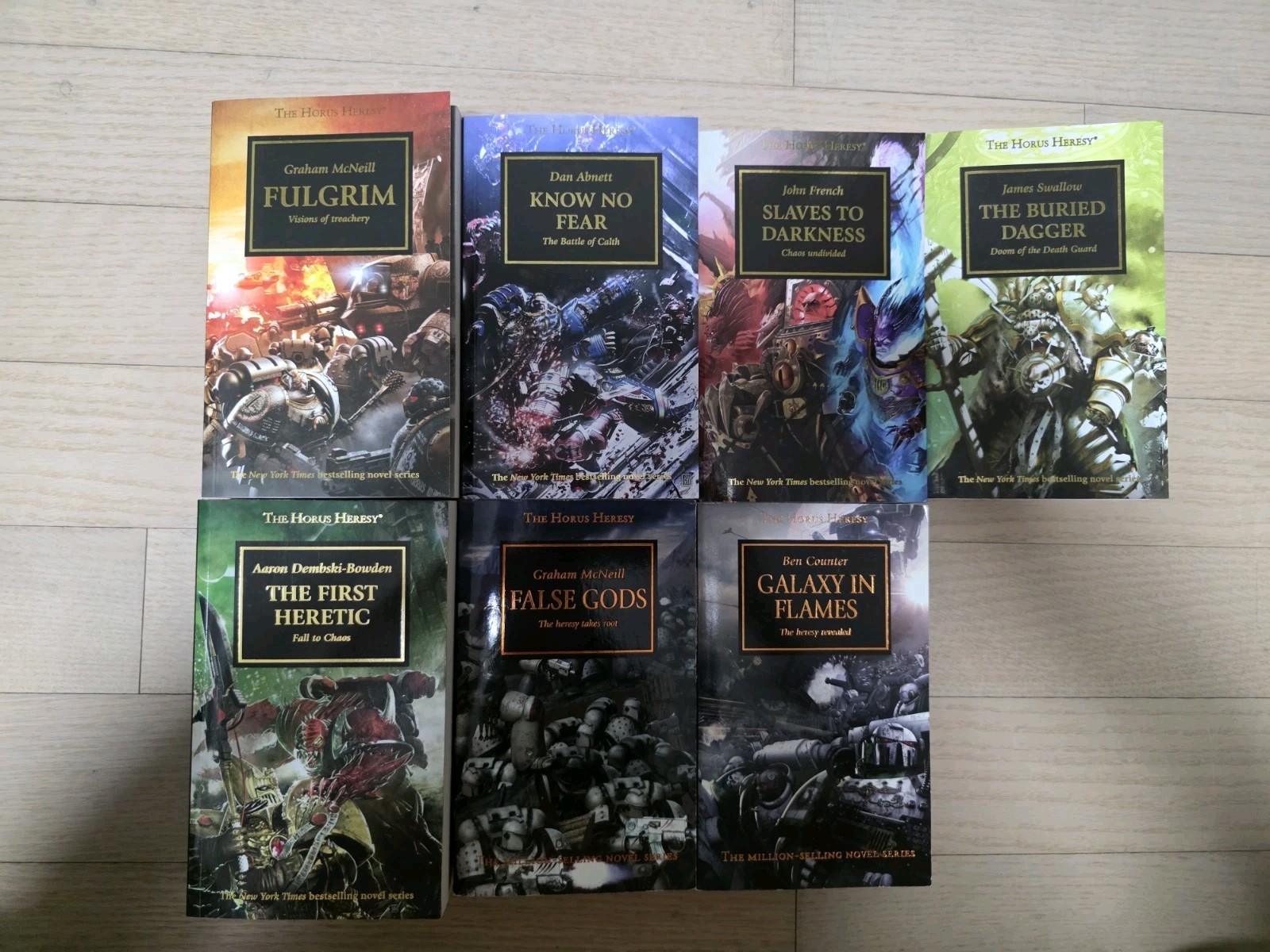 Horus Heresy Book bundle 7 books lot warhammer 40k