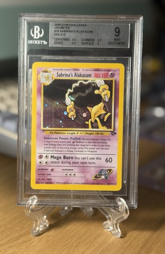 Sabrina's Alakazam (Unlimited) graded BGS 9 for sale on eBay