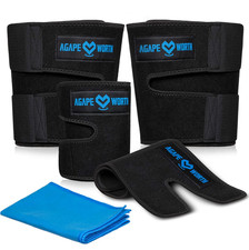 Arm and Thigh Trimmers for Women and Men, 4 Pc. Set, Flexible Neoprene -NEW