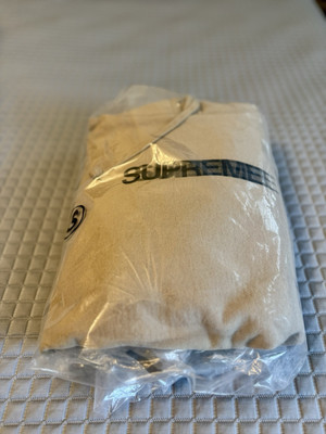 Supreme Motion Logo Hoodie Dark Tan/Khaki (SS23) - Size Small