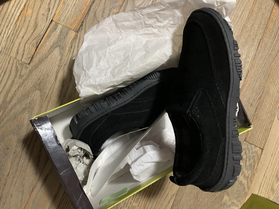 ZAPATILLAS DE INVIERNO CLARKS HOMBRE Randy Cuero Negro DESLIZABLES INTERIOR/EXTERIOR 8 M Foto 2 de 3