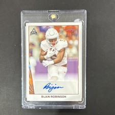 Leaf 2022 Ultimate Draft Bijan Robinson Gold Rookie Auto BA-BR1 /99 Football