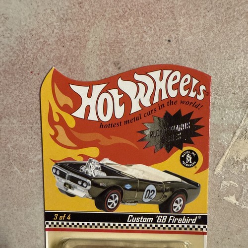 2006 Hot Wheels RLC Reward Series Custom '68 Firebird Blue 3 of 4 P60 - Picture 4 of 7