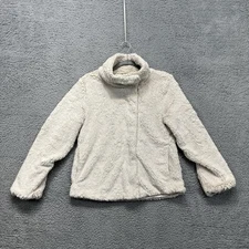 Patagonia Pelage Jacket Womens Small Beige Fleece Full Zip High Pile Sherpa Coat