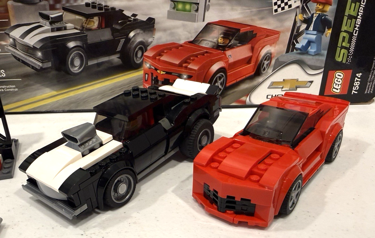 Lego Speed Champions 75874 Chevrolet Camaro Drag Race - complete w