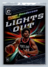 2023-24 Donruss Optic Basketball Scoot Henderson Lights Out