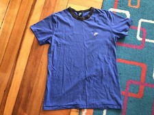 Vintage Nike 1980's Blue tag Ringer T-shirt Blue Black Men's Large Made In USA