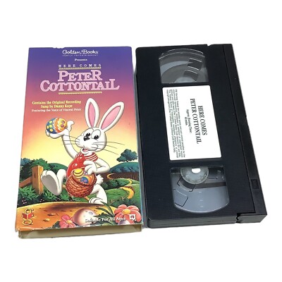 Easter Bunny Classic Here Comes Peter Cottontail FHE VHS 1990 Golden Books