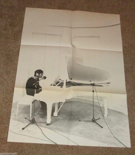 ROCK JOHN LENNON PLASTIC ONO BAND IMAGINE LP & POSTER 1971 EXCELLENT * - Imagen 2 de 2