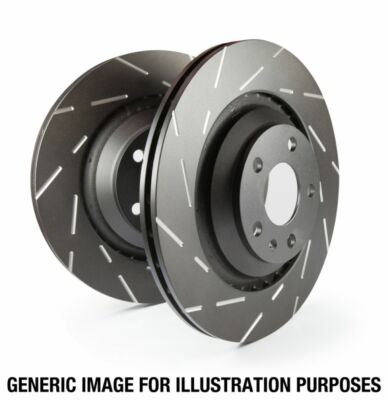 EBC GD Series Slotted & Dimpled Front Brake Discs for BMW E30 316i & 318i