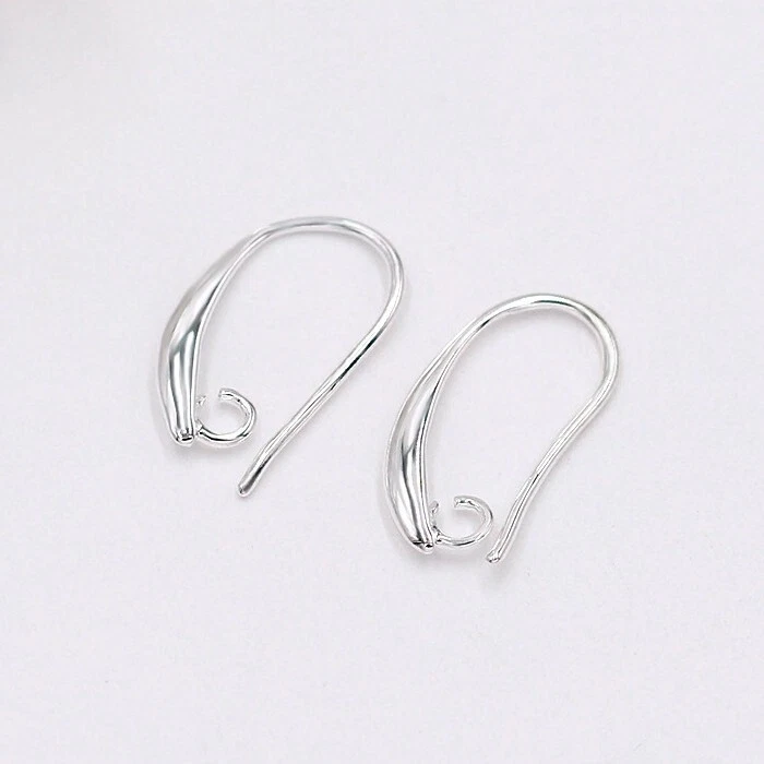 Ganchos para pendientes de latón de oro de 18 quilates de 20 piezas fornituras para colgar 11x19 mm Foto 4 de 4