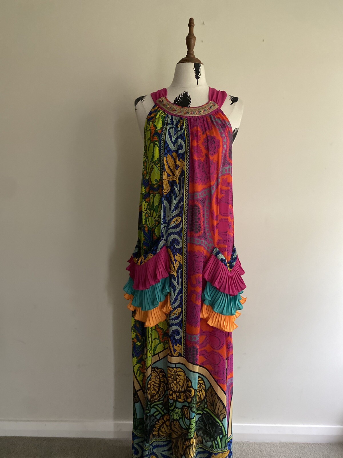 Trelise Cooper Sunshine In My Pocket Silk Maxi Dress Size XS eBay