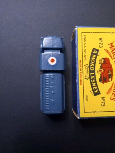 Matchbox#73 RAF 10 Ton Pressure Refueller 1959 Rare First Casting In Orig B5 Box - Picture 13 of 18