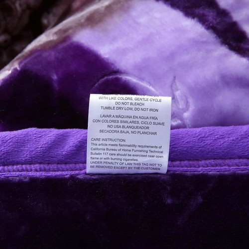 Queen/King Sizes Korean Mink Blanket Thick Reversible Tiger Design Warm Throw - Picture 76 of 93