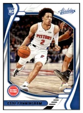 CADE CUNNINGHAM RC 2021-22 Panini Chronicles #214 ROOKIE NBA Pistons Ab ID:64352