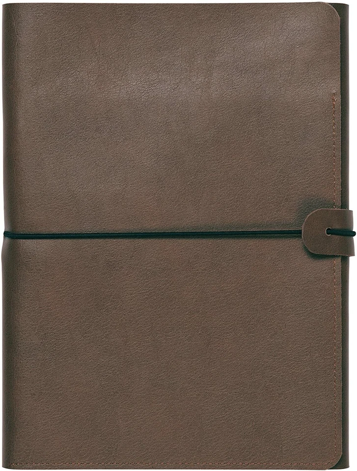 C.R. Gibson Tri-Fold Refillable Leather Journal with Elastic Closure - Image 3 of 4